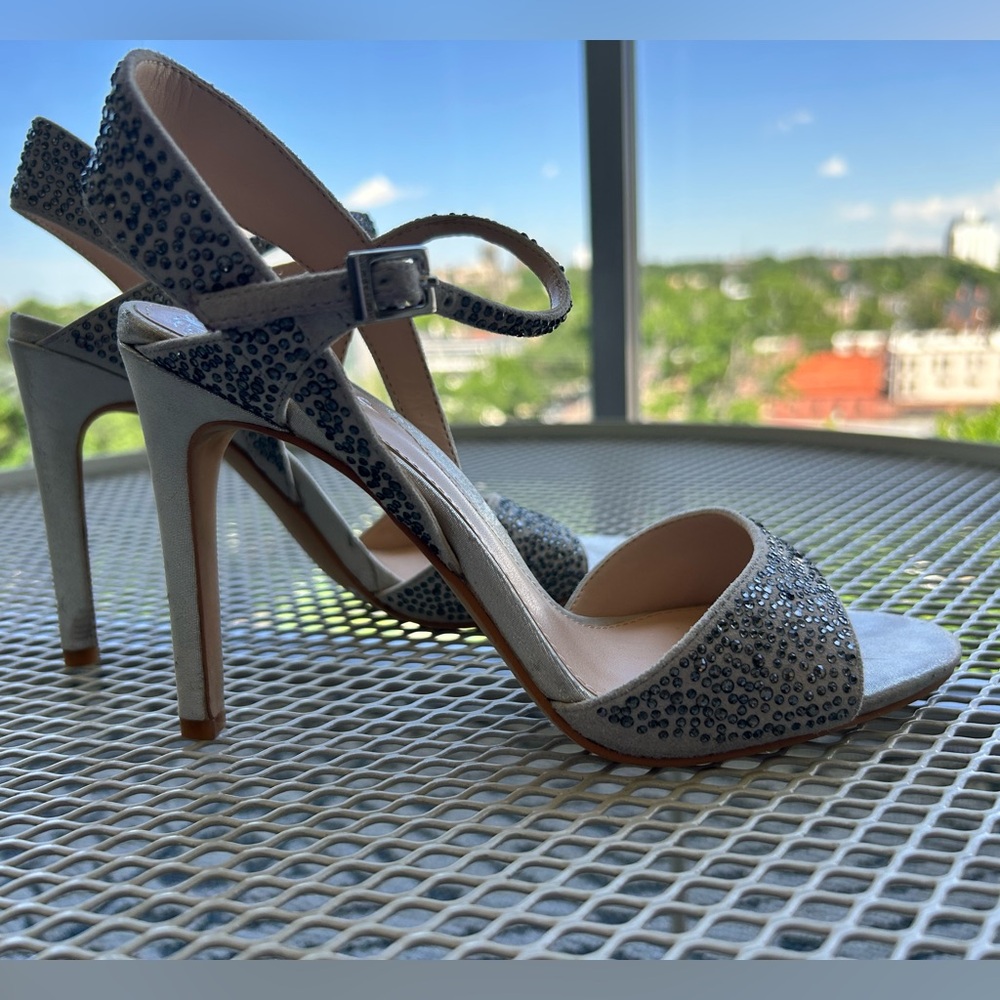 Vince Camuto bejeweled heels